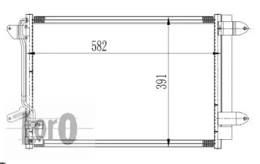 LORO 0530160001 -  Конденсатор, кондиционер
