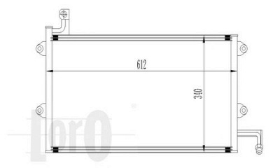 LORO 0530160027 -  Конденсатор, кондиционер