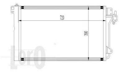 LORO 0530160033 -  Конденсатор, кондиционер