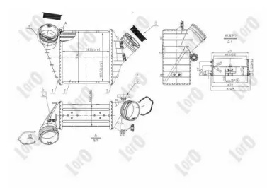 LORO 0530180015 -  Интеркулер
