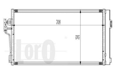 LORO 0540160006 -  Конденсатор, кондиционер
