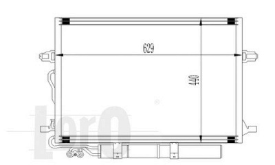 LORO 0540160007a -  Конденсатор, кондиционер