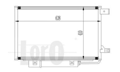 LORO 0540160028 -  Конденсатор, кондиционер