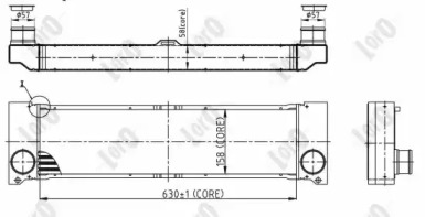 LORO 0540180016 -  Интеркулер