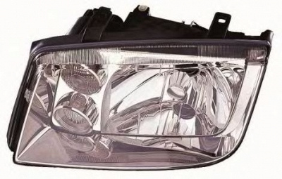LORO 4411138rldemf -  REFLEKTOR VW BORA 98- /P/ /REG.ELEK./ /H4+H3/ /+HA