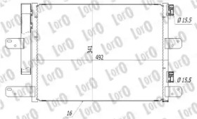 LORO t1601002 -  Конденсатор, кондиционер