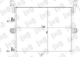 LORO t1604001 -  Конденсатор, кондиционер