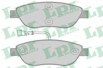 LPR 05p1268 -  Комплект тормозных колодок, дисковый тормоз