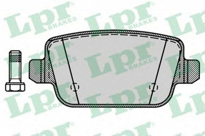 LPR 05p1272 -  Комплект тормозных колодок, дисковый тормоз