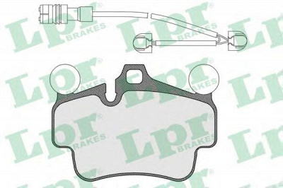 LPR 05p1559a -  Комплект тормозных колодок, дисковый тормоз