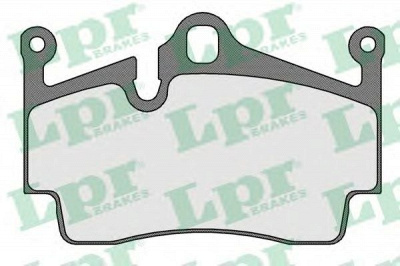 LPR 05p1583 -  Комплект тормозных колодок, дисковый тормоз