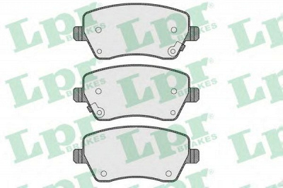 LPR 05p1621 -  Комплект тормозных колодок, дисковый тормоз