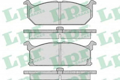 LPR 05p291 -  Комплект тормозных колодок, дисковый тормоз