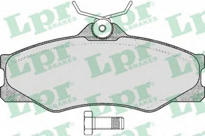 LPR 05p325 -  Комплект тормозных колодок, дисковый тормоз