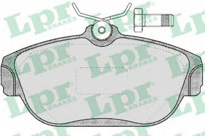 LPR 05p382 -  Комплект тормозных колодок, дисковый тормоз