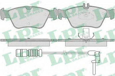 LPR 05p409a -  Комплект тормозных колодок, дисковый тормоз