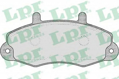 LPR 05p481 -  Комплект тормозных колодок, дисковый тормоз
