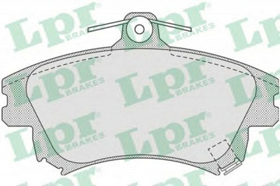 LPR 05p711 -  Комплект тормозных колодок, дисковый тормоз