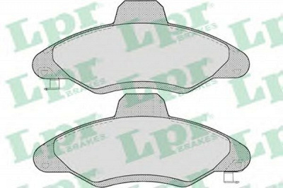 LPR 05p717 -  Комплект тормозных колодок, дисковый тормоз
