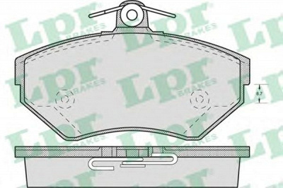 LPR 05p719 -  Комплект тормозных колодок, дисковый тормоз