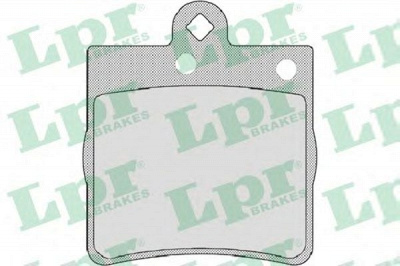 LPR 05p726 -  Комплект тормозных колодок, дисковый тормоз
