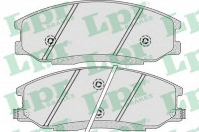 LPR 05p859 -  Комплект тормозных колодок, дисковый тормоз