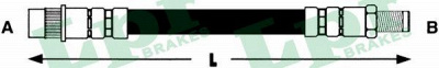 LPR 6t46092 -  Тормозной шланг