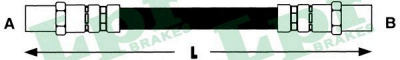 LPR 6t46133 -  Тормозной шланг