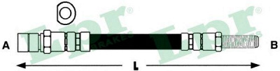LPR 6t46205 -  Тормозной шланг