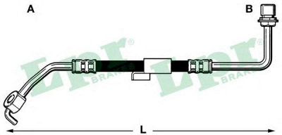 LPR 6t46218 -  Тормозной шланг