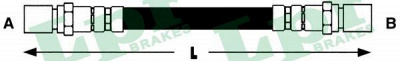 LPR 6t46899 -  Тормозной шланг