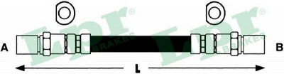 LPR 6t47084 -  Тормозной шланг