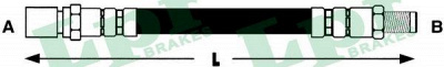 LPR 6t47153 -  Тормозной шланг