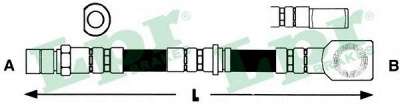 LPR 6t47703 -  Тормозной шланг
