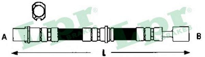 LPR 6t47902 -  Тормозной шланг