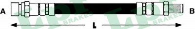 LPR 6t47983 -  Тормозной шланг