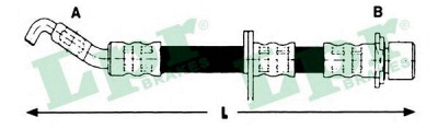 LPR 6t48134 -  Тормозной шланг