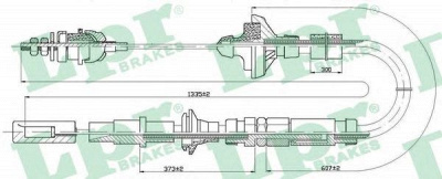 LPR c0107c -  Трос, управление сцеплением