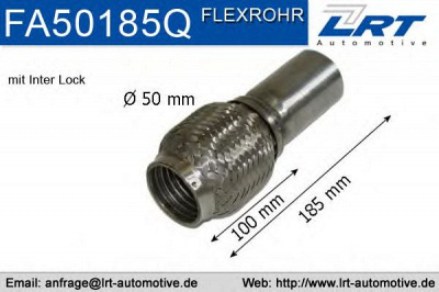 LRT fa50185q -  Гофрированная труба, выхлопная система