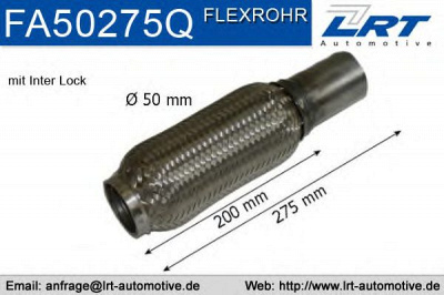 LRT fa50275q -  Гофрированная труба, выхлопная система