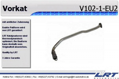 LRT v1021eu2 -  Комплект дооснащения, предварительный катализатор