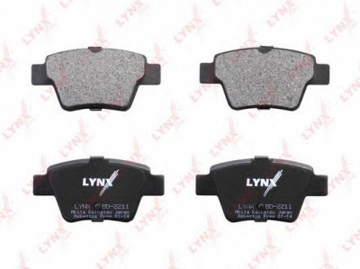 LYNXAUTO bd2211 -  Комплект тормозных колодок, дисковый тормоз