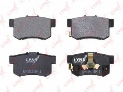 LYNXAUTO bd3434 -  Комплект тормозных колодок, дисковый тормоз