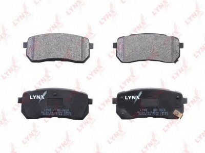 LYNXAUTO bd3626 -  Комплект тормозных колодок, дисковый тормоз