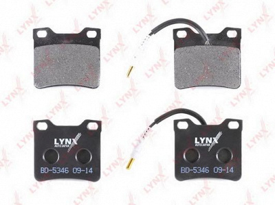 LYNXAUTO bd5346 -  Комплект тормозных колодок, дисковый тормоз