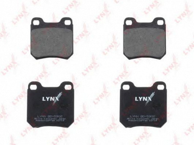 LYNXAUTO bd5902 -  Комплект тормозных колодок, дисковый тормоз