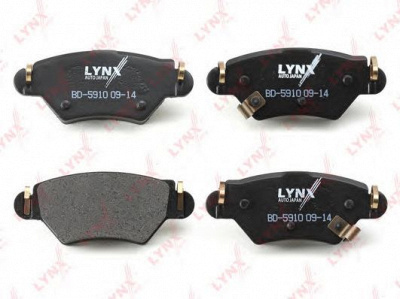 LYNXAUTO bd5910 -  Комплект тормозных колодок, дисковый тормоз
