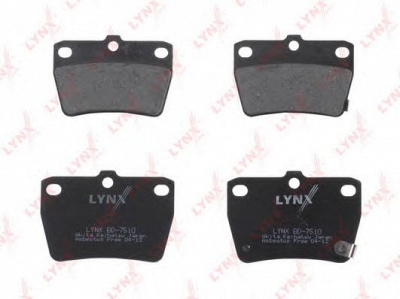 LYNXAUTO bd7510 -  Комплект тормозных колодок, дисковый тормоз