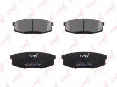 LYNXAUTO bd7581 -  Комплект тормозных колодок, дисковый тормоз