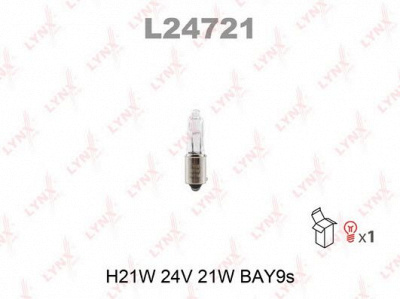 LYNXAUTO l24721 -  Лампа накаливания